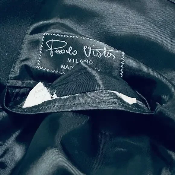 Paolo Vista black tuxedo jacket